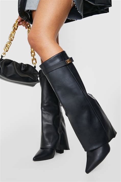 givenchy biker boots dupe|Givenchy shark lock boots.